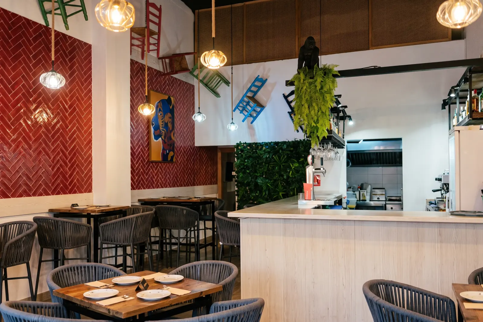 The bar at Mi Locura, tapas bar in Mairena del Aljarafe